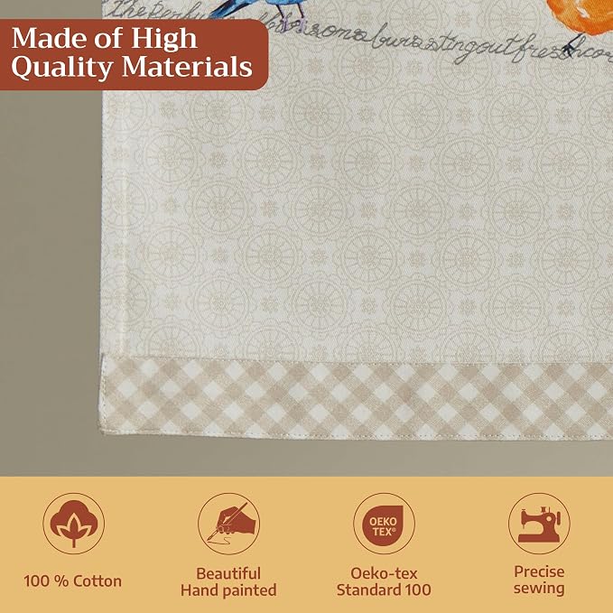 Maison d' Hermine Table runner 100% Cotton Double Layer Table Runners 72 inches - Image 3
