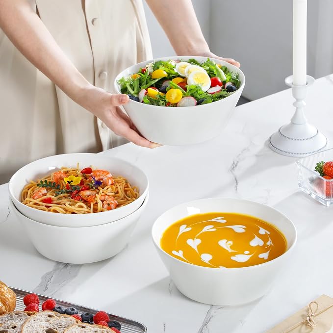 MALACASA Large Salad & Soup Bowls - Image 5