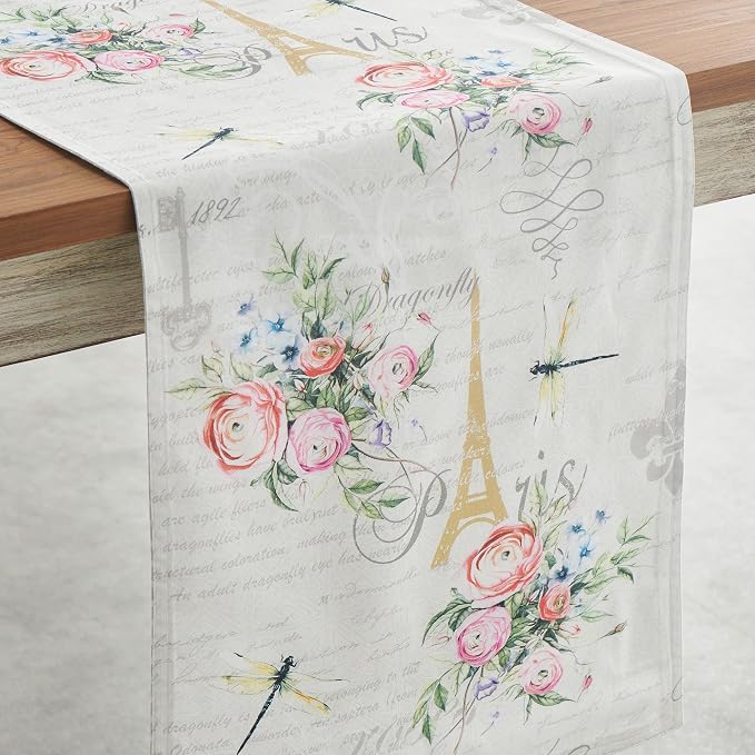 Maison d' Hermine Table Runner 100% Cotton 14.50" x 72" | Table Runners 72 - Image 9