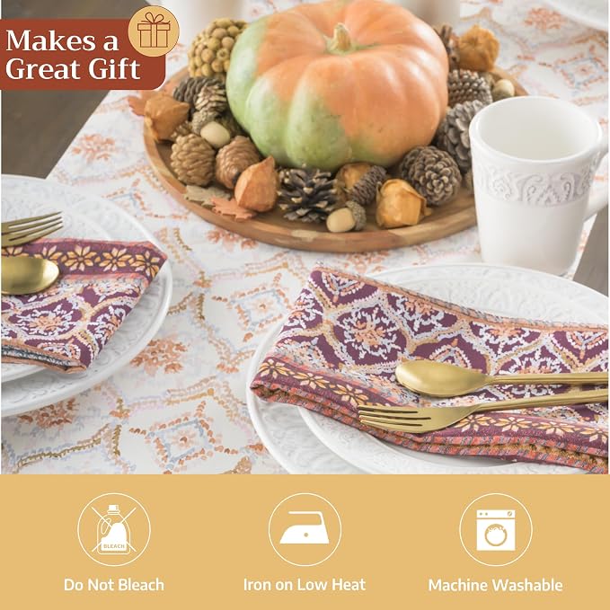 Maison d' Hermine Table Runner 100% Cotton 14.50" x 72" | Table Runners 72 - Image 5