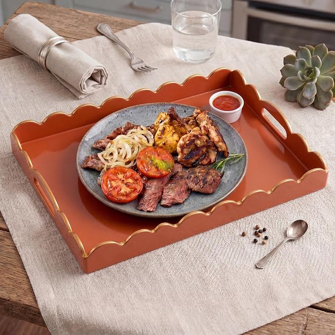 AGIOTA Coffee Table Trays for Living Room Serving Tray - Image 2