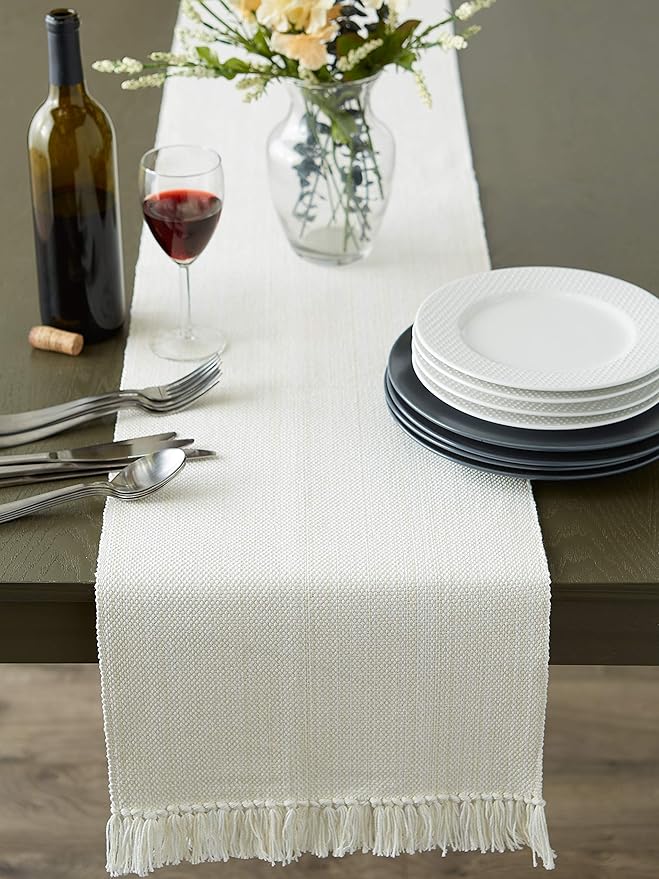 DII Variegated Tabletop Collection, Table Runner3x108 - Image 4