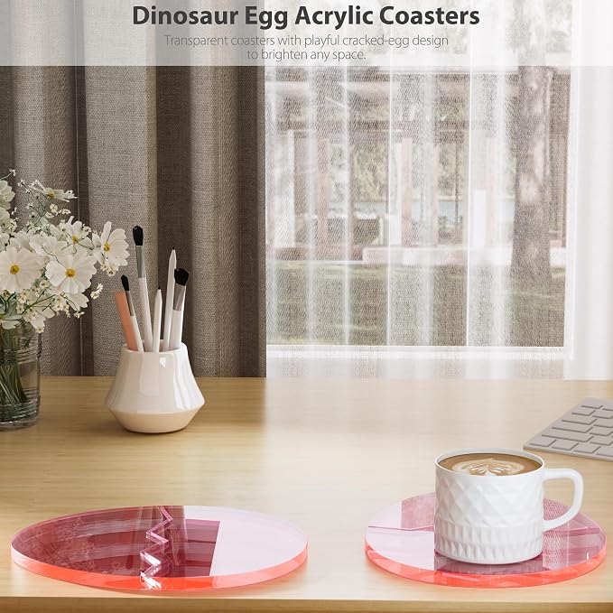 Acrylic Coaster Decorative Plates, Office Desk Accessories - Image 5