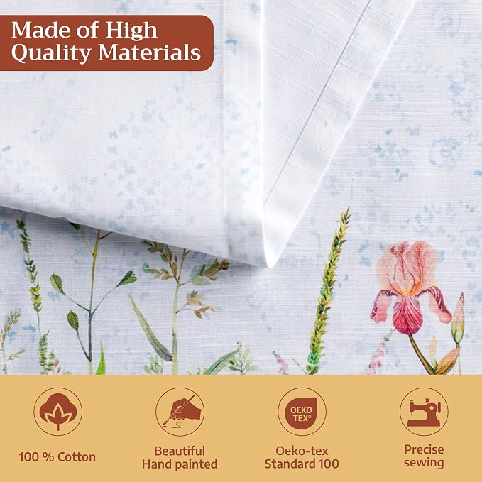 Maison d' Hermine Table Runner 100% Cotton 14.50" x 72" | Table Runners 72 - Image 3