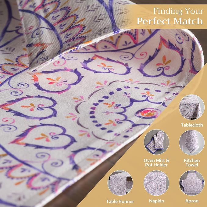 Maison d' Hermine Placemats Set of 4 Reusable 100% Cotton | Cloth Place Mats - Image 5