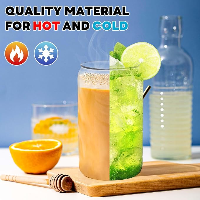 Joyclub 20pcs 16Oz Glass Cups - Image 4