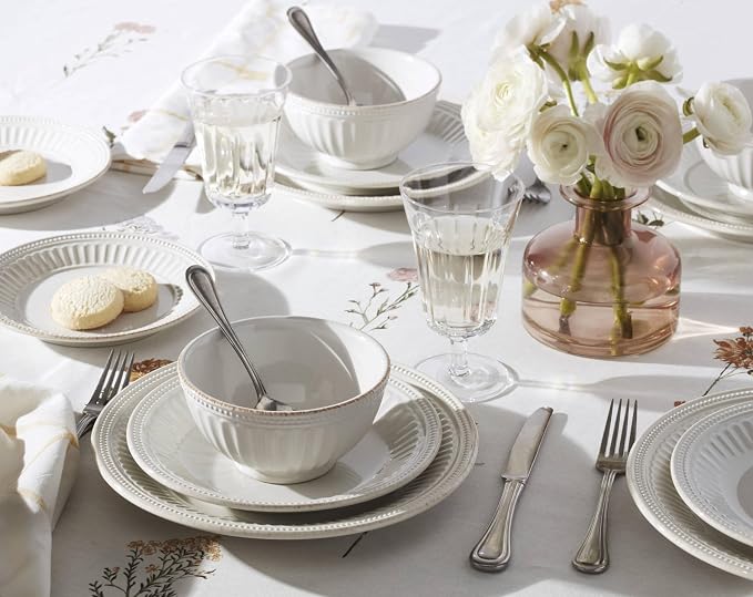 Lenox 895721 French Perle Groove Dinner Plates - Image 3