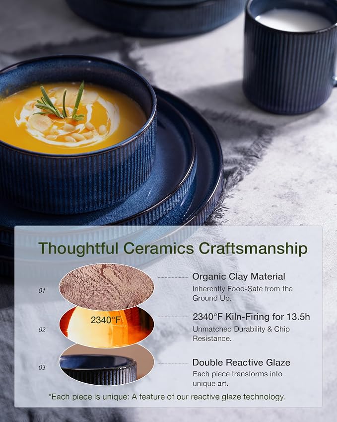 Famiware Star Stoneware Dinnerware Sets - Image 5