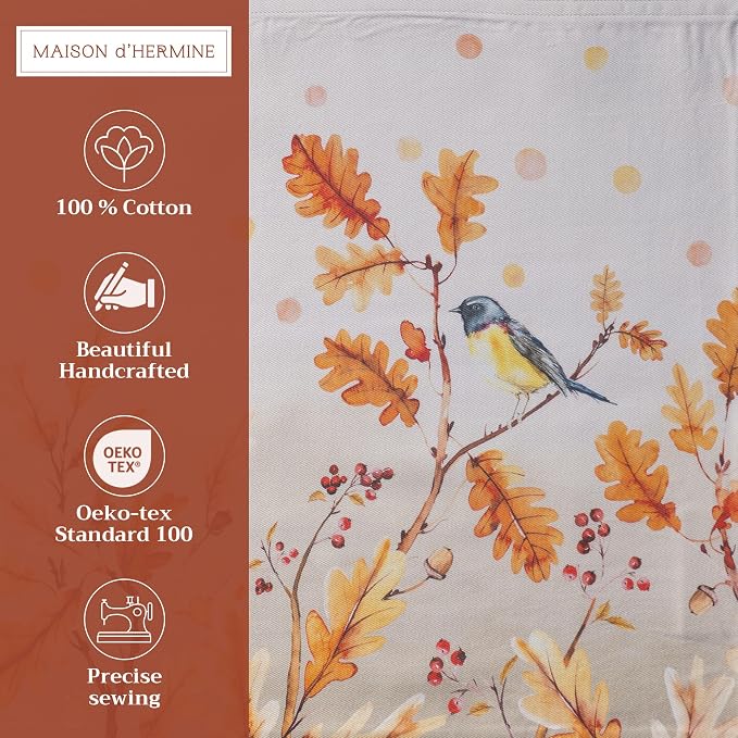 Maison d' Hermine Placemats Set of 4 Reusable 100% Cotton | Cloth Place Mats - Image 2