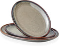 Ceramic Large Serving Platters- Set of 3 Oval Platters by KYBSCZMoment