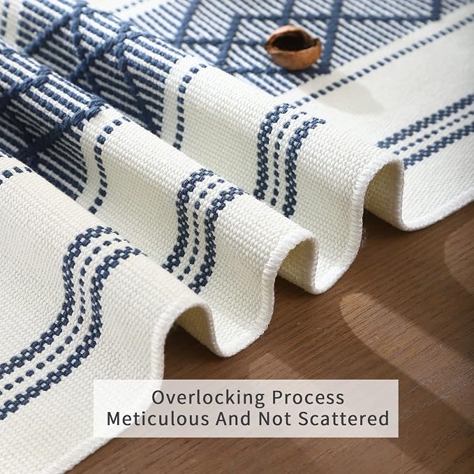 Woven Table Runner Farmhouse Style, Boho Table Runner 90 inches Long - Image 5