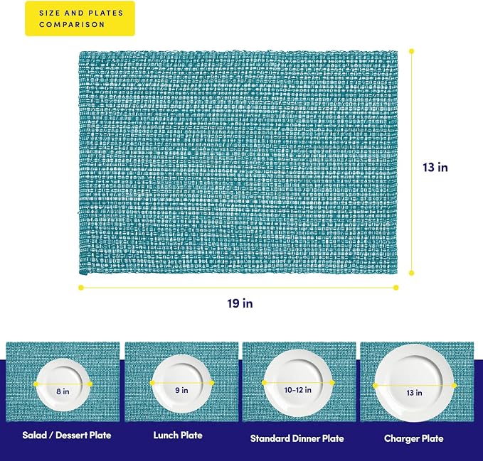 Sweet Home Collection 100% Cotton Placemats - Image 8