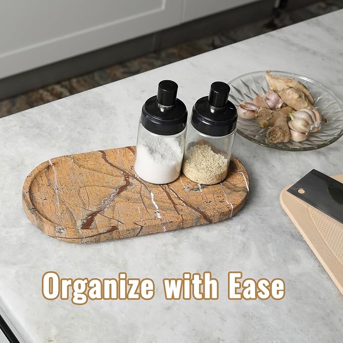 Indian Natural Marble Decorative Tray, Catchall - Image 8