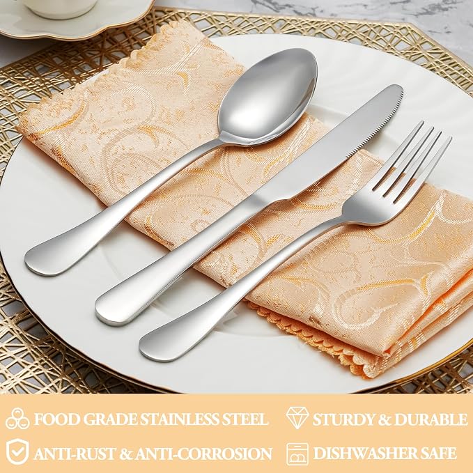 20 Piece Silverware Set Service - Image 3