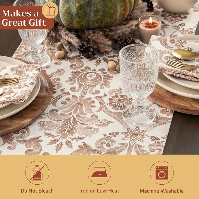 Maison d' Hermine Table Runner 100% Cotton 14.50" x 90" | Table Runners 90 - Image 5