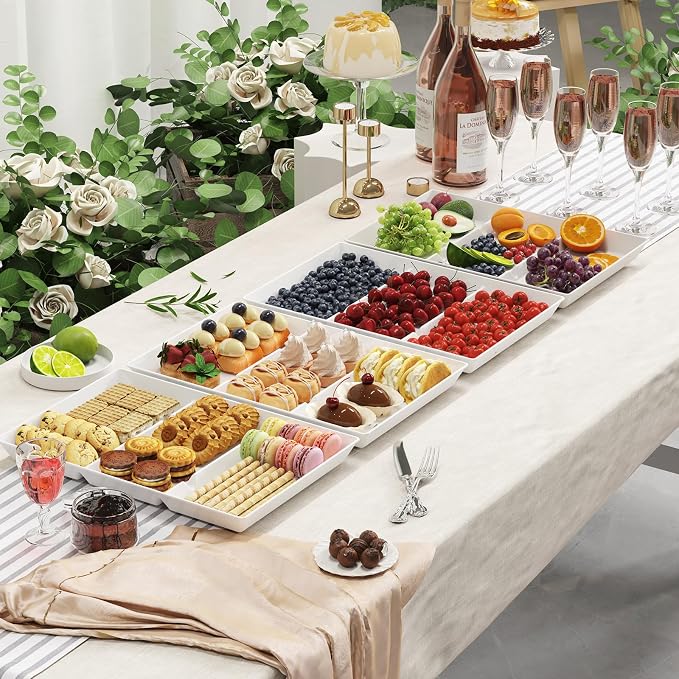 Lifewit Serving Tray Divided for Party Supplies, Desserts in Kitchen/Pantry - Image 6