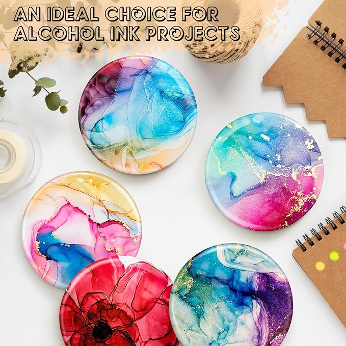 36 PCS Sublimation Coasters Glossy Glazed Ceramic Tiles - Image 3