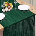 1 Pack Cheesecloth Table Runner 10Ft Christmas Gauze Boho Table Runners by Home