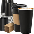 METAPRINT 100 Pack 16 oz Disposable Coffee Cups by METAPRINT