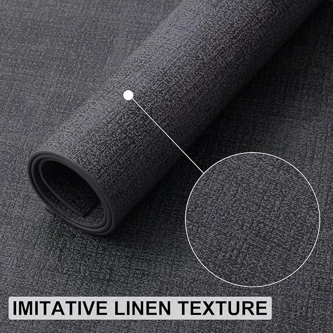 Faux Leather Heat Resistant Placemats 4 Packs, Waterproof Wipeable Dining PU - Image 6