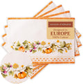 Maison d' Hermine Placemats Set of 4 Reusable 100% Cotton | Cloth Place Mats by MaisondHermine