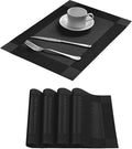 Table Placemats Dining Table Place Mats Set of 4 Heat Resistant Insulation by Yiaizhuo