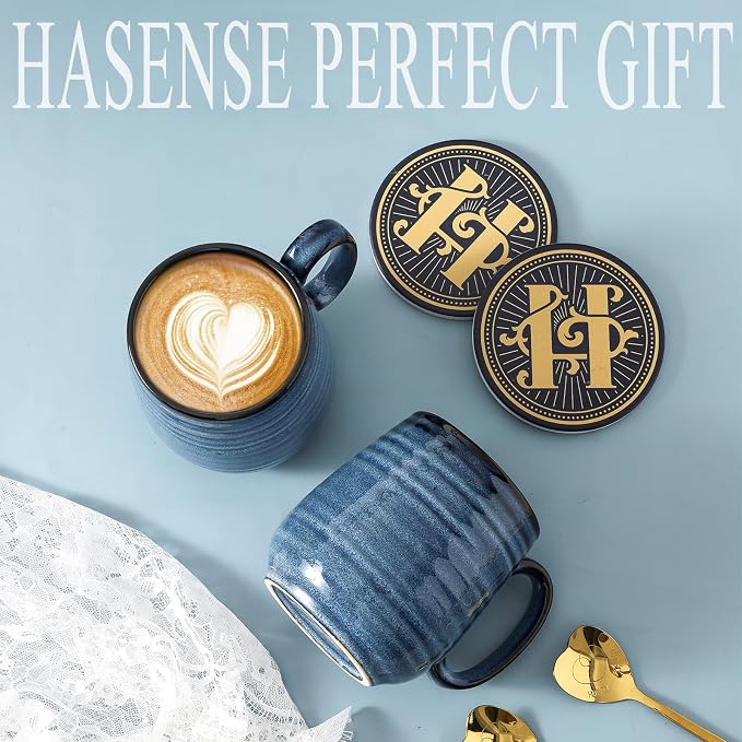 HASENSE Ceramic Coffee Mugs Gift Set - Image 7