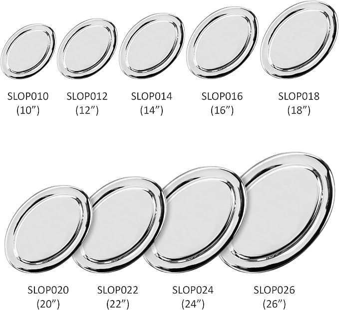 Thunder Group Stainless steel 24" oval platter, comes in each - Image 3