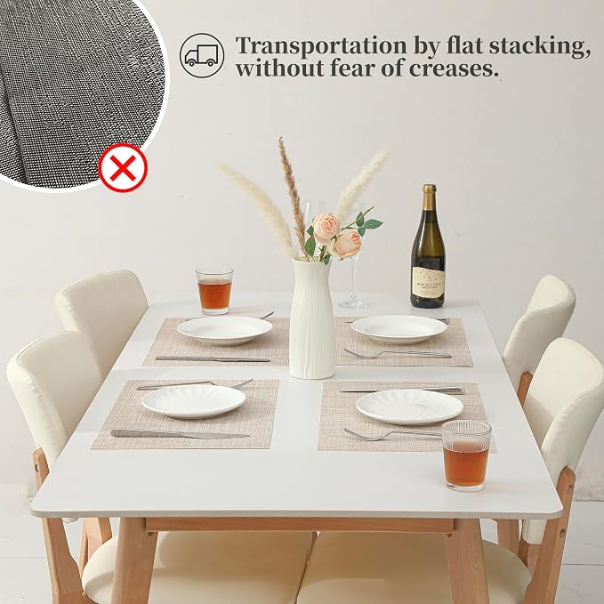 Leetaltree Beige Placemats Set of 4 - Image 6