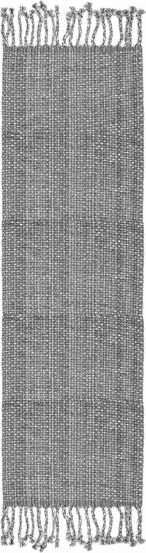 100% Cotton Table Runner for Dining Room Tables Rectangle Two Tone Woven Fabric by SweetHomeCollection
