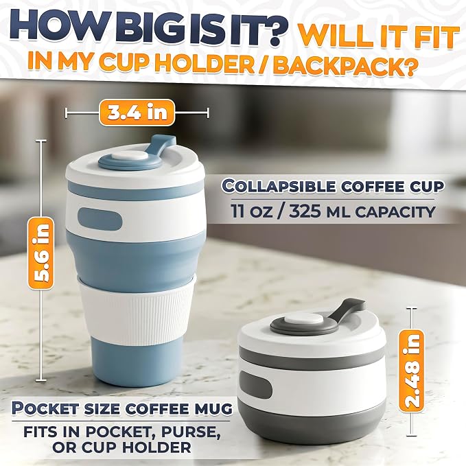 VIKROM Collapsible Coffee Cup - Image 9