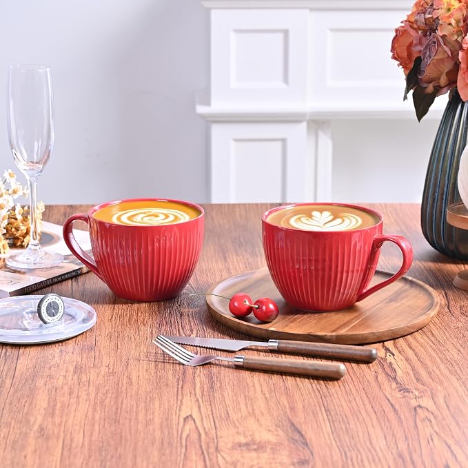 24oz Soup Mug with Handle & Lid, Microwave Soup Bowl/Cup, Ice Cream and - Image 6