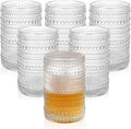 ZMOWIPDL Drinking Glasses Set of 6, 15 oz Clear Hobnail Glass Cups | Vintage by ZMOWIPDL