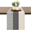 Table Runner 53 Inches Long, Vinyl Woven Farmhouse Table Runners | Washable by Chitomars