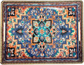 Boho Persian Rug Pattern Serving Tray by UOEKCS