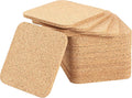 20 Pieces 5 mm Thick Wooden Cork Coasters Absorbent Square Cork Drink Coasters by Boao