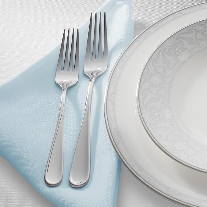Lann's Linens Set of 12 Cloth Dinner Napkins, 17-inch Polyester Napkins - Image 2