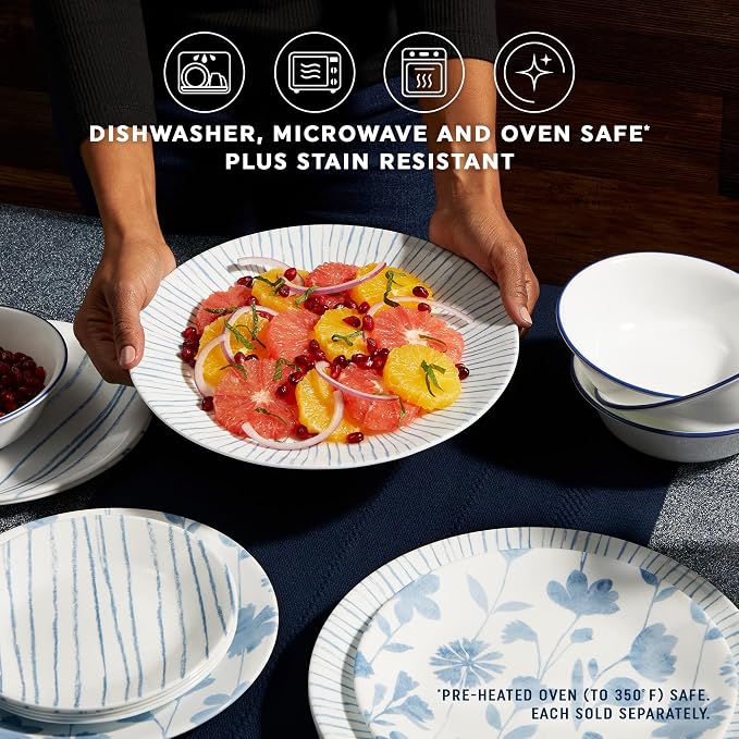 Corelle 6-Piece 8.5" Vitrelle Glass Lunch Plates Lightweight, Scratch Resistant - Image 3