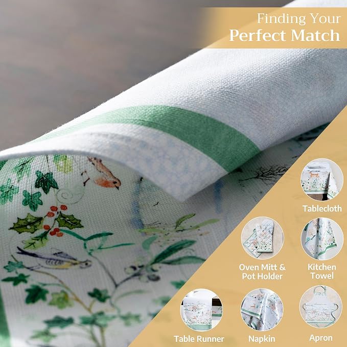 Maison d' Hermine Placemats Set of 4 Reusable 100% Cotton | Cloth Place Mats - Image 6