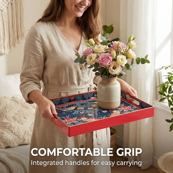 Decorative Tray, Marbling Plastic Tray - Image 3