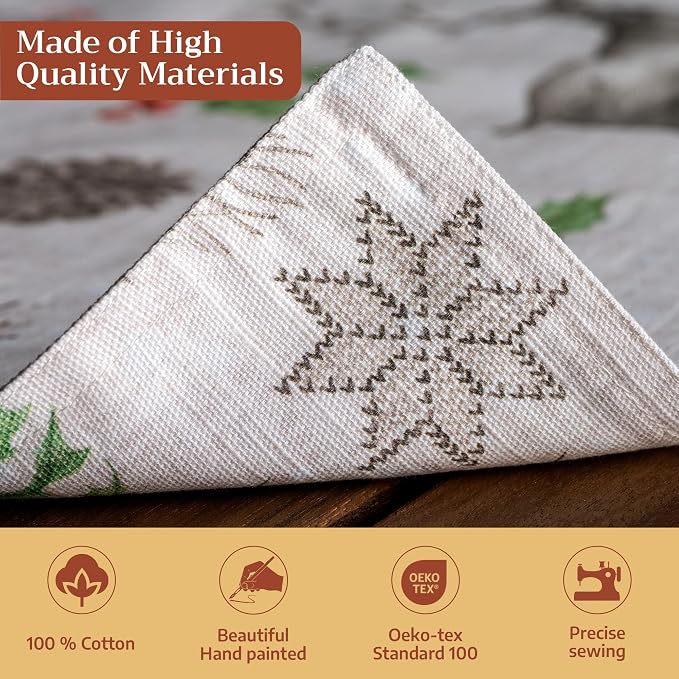 Maison d' Hermine Placemats Set of 4 Reusable 100% Cotton | Cloth Place Mats - Image 3
