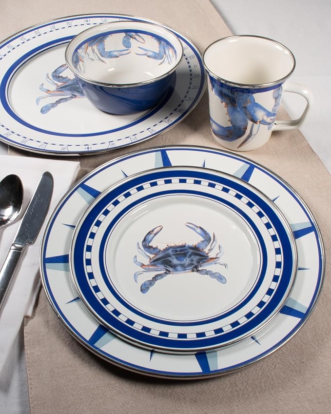Golden Rabbit Enamelware Oval Platter, 12 x 16in - Image 3