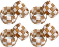 Resin & Wood Napkin Rings, epoxy resin & natural wood, moisture-resistant by CLEENTABLE