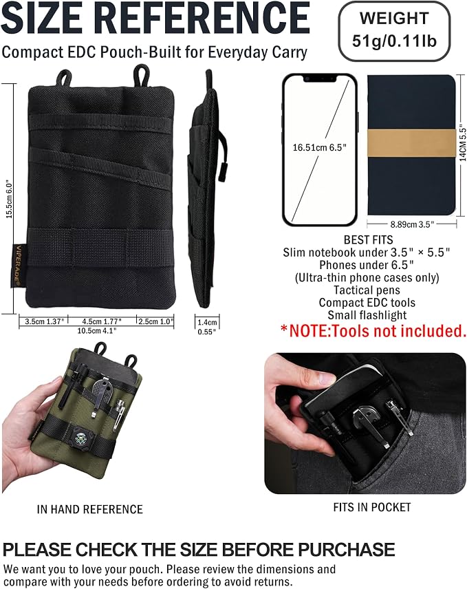 VIPERADE VE1 Pocket Organizer, EDC Pouch - Image 3