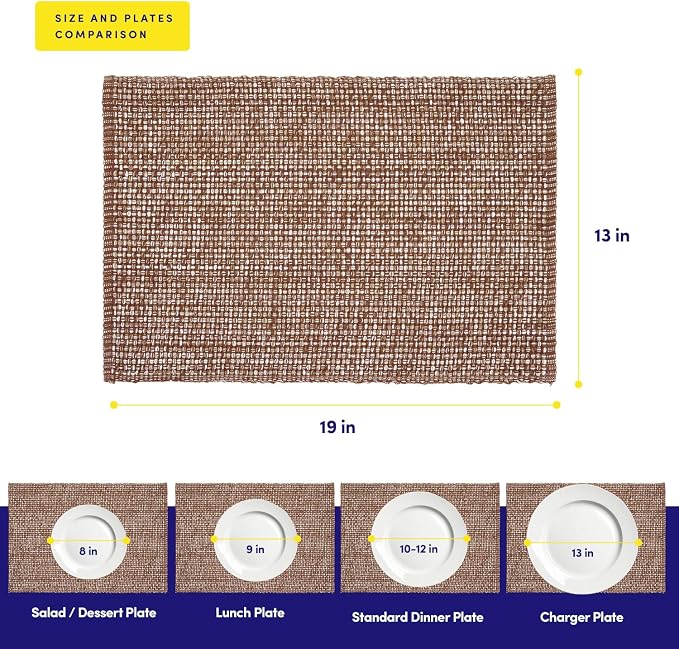 Sweet Home Collection 100% Cotton Placemats - Image 9