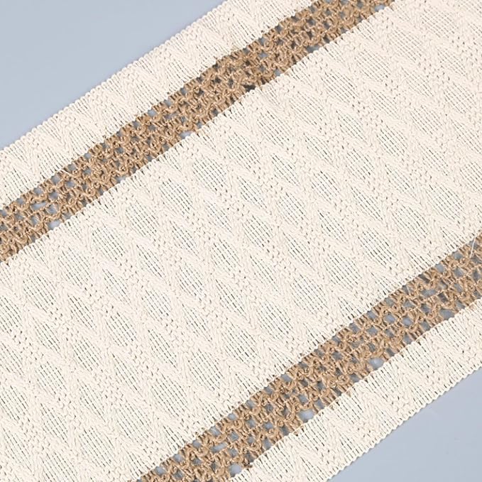 Boho Table Runner for Fall Thanksgiving Home Decor 12 x 72 Inches | Pottery - Image 6