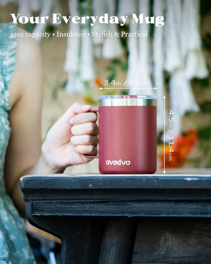 4 Pack 12oz Insulated Coffee Mug - Image 3