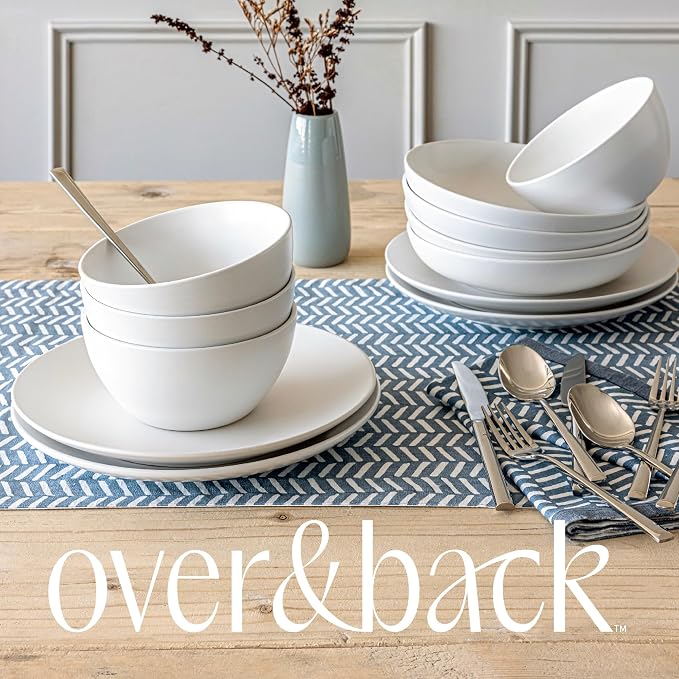 Over&Back 18x90 Hand-Blocked Printed Cotton Table Runner - Image 7