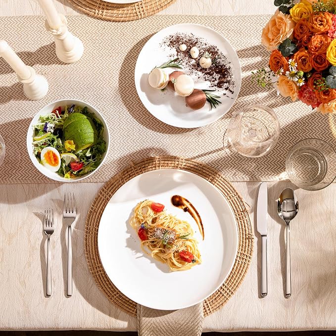12pc Bone China Dinnerware Set - Image 2