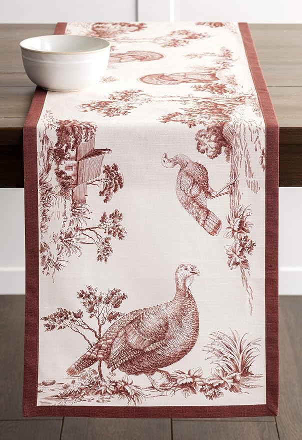 Maison d' Hermine Table Runner 100% Cotton 14.50" x 48" | Table Runners 48 - Image 9